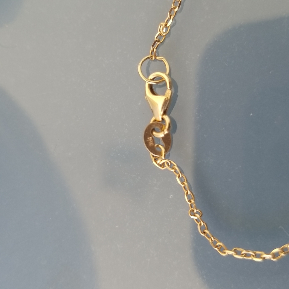 Sparkling 14kt & Diamond necklace - Picture 6 of 10